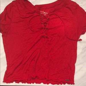 HOLLISTER (s) red shirt